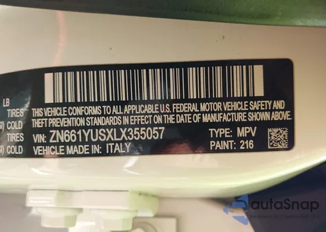 2020 Maserati Levante S Gransport z USA, uszkodzony, nr VIN ZN661YUSXLX355057